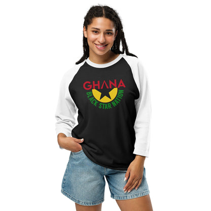 3/4 sleeve raglan shirt - THREE BOYZ