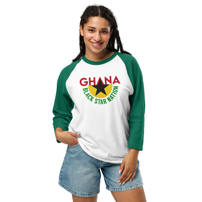 3/4 sleeve raglan shirt - THREE BOYZ