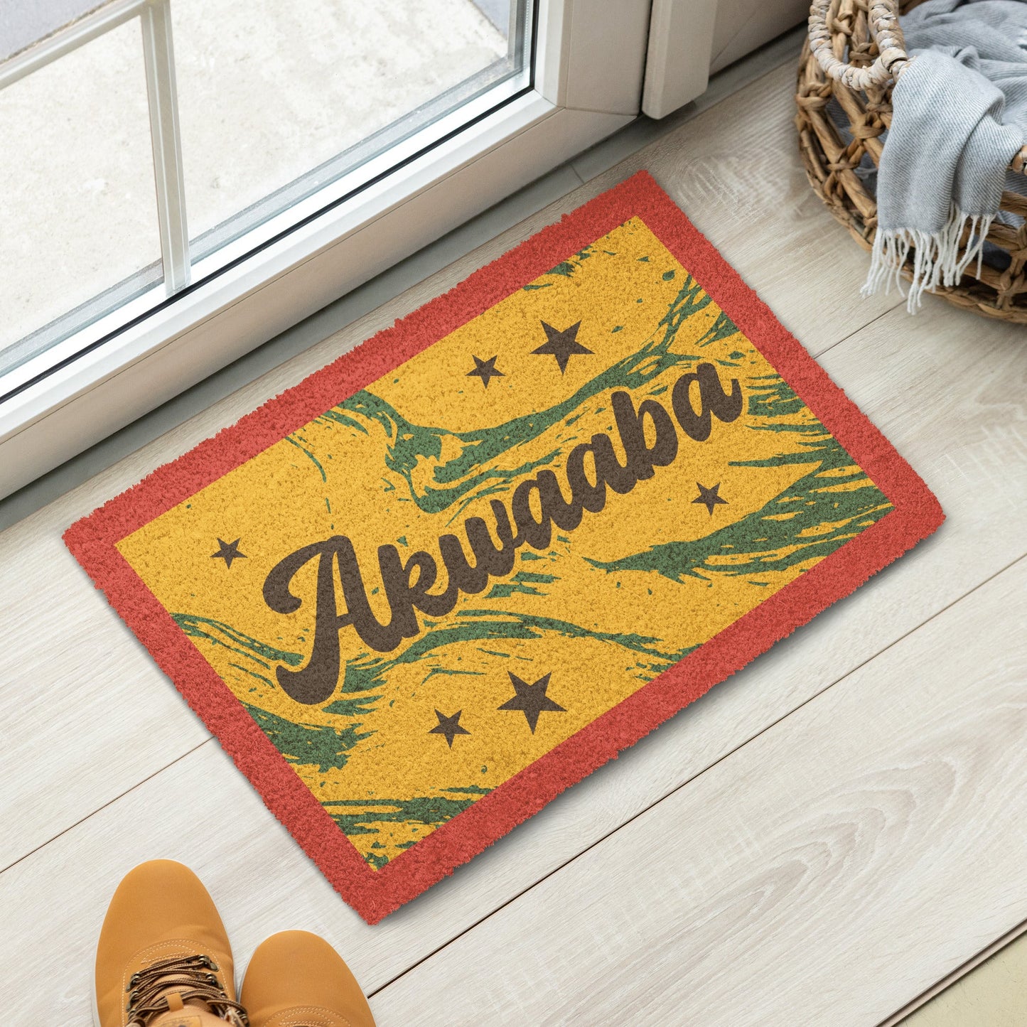 Akwaaba Ghana doormat - THREE BOYZ