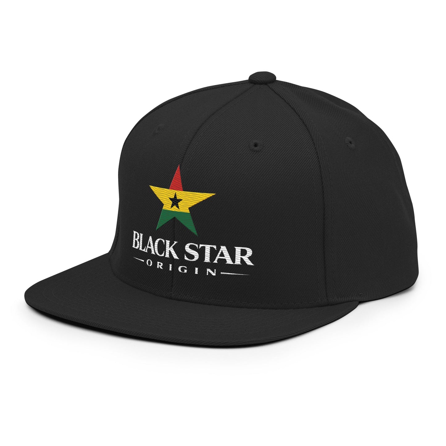 Black Star Origin Snapback Hat - THREE BOYZ