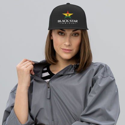 Black Star Origin Snapback Hat - THREE BOYZ