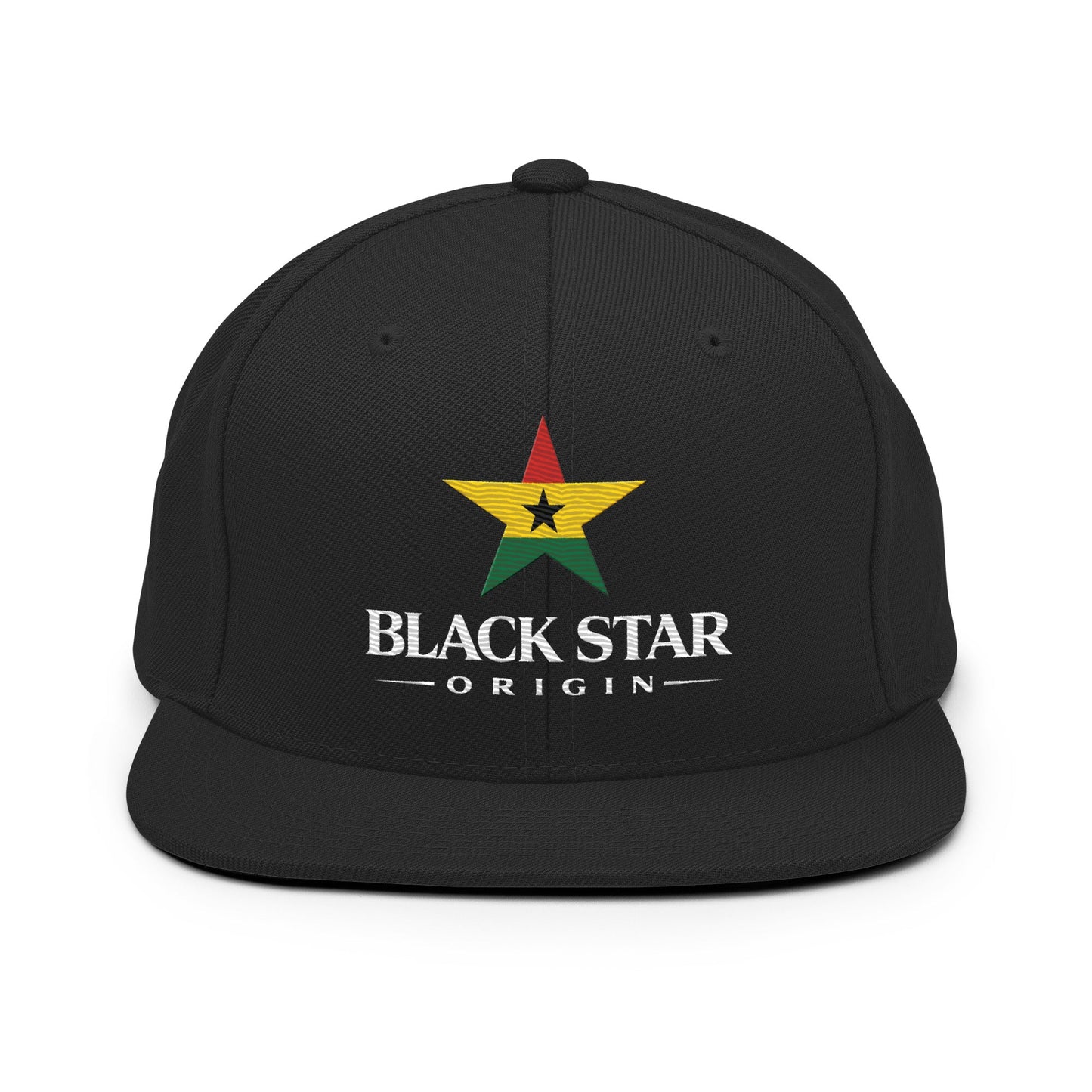 Black Star Origin Snapback Hat - THREE BOYZ