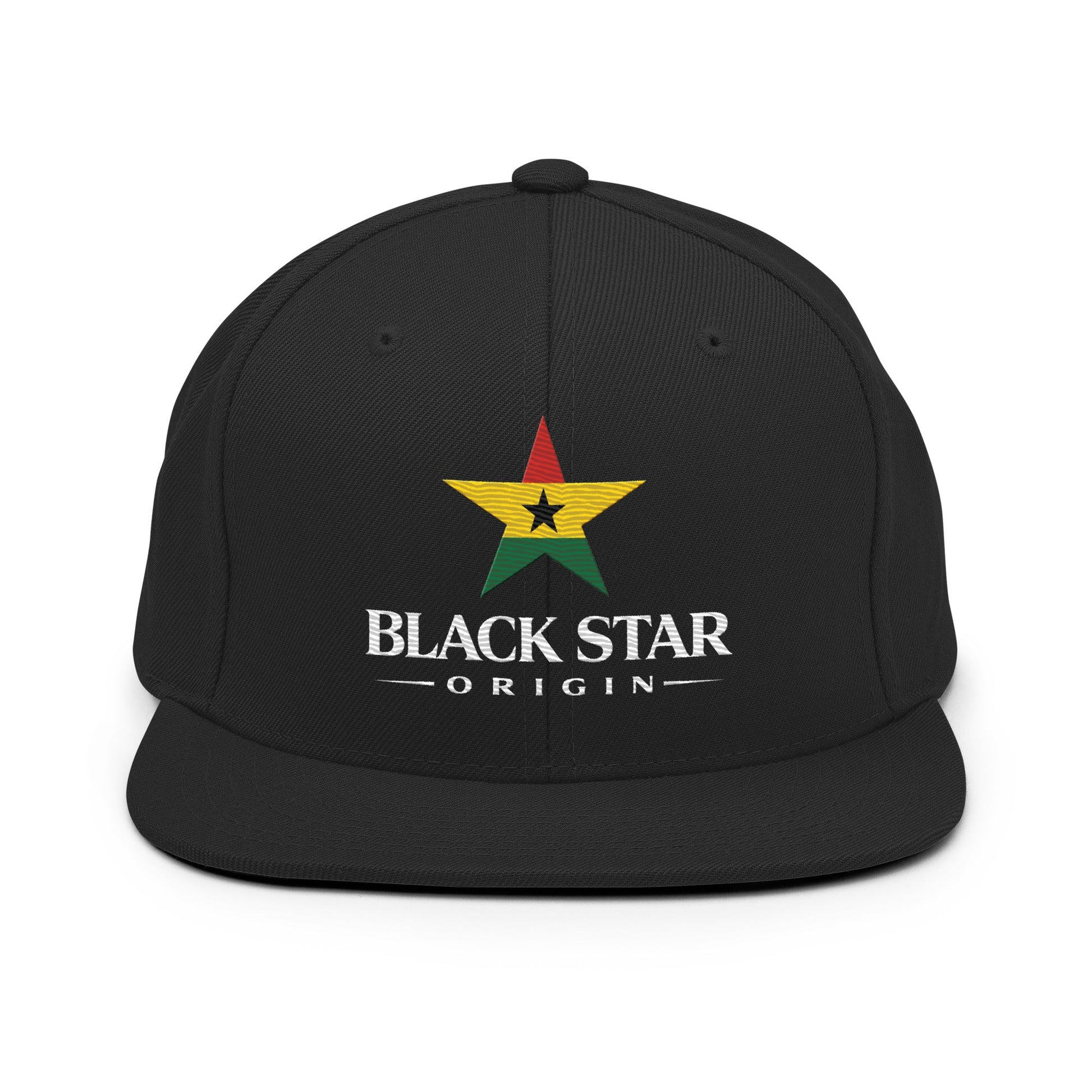 Black Star Origin Snapback Hat - THREE BOYZ