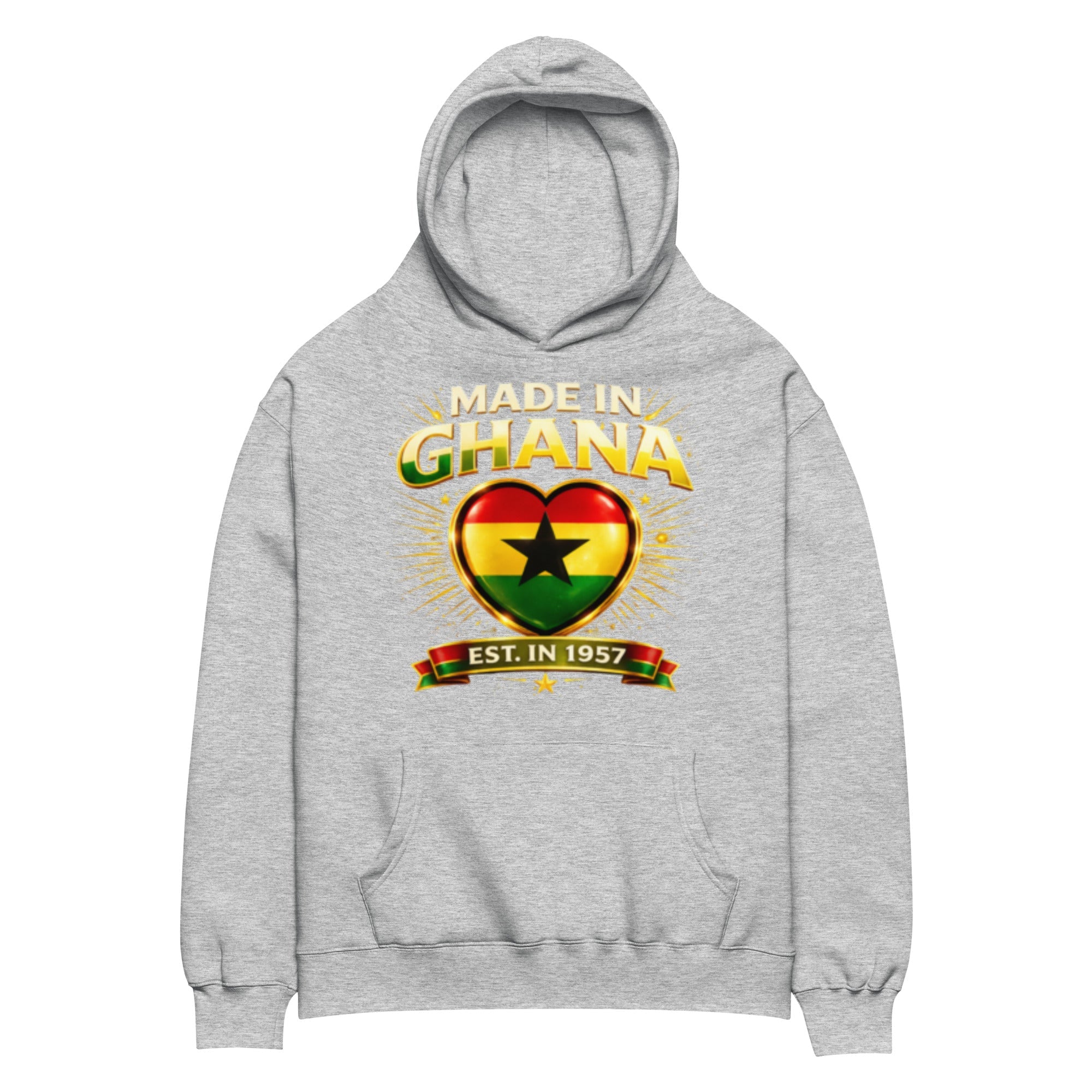 Elite Ghana Heritage Oversized Hoodie - THREE BOYZ - THREE BOYZ