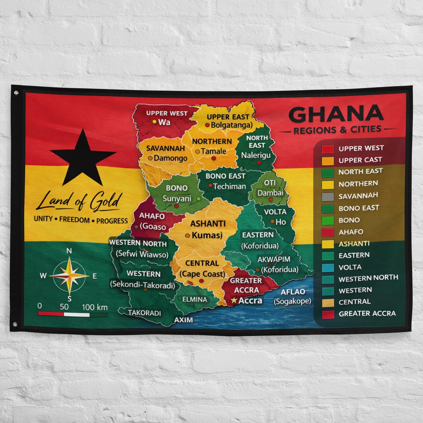 Ghana Flag - THREE BOYZ