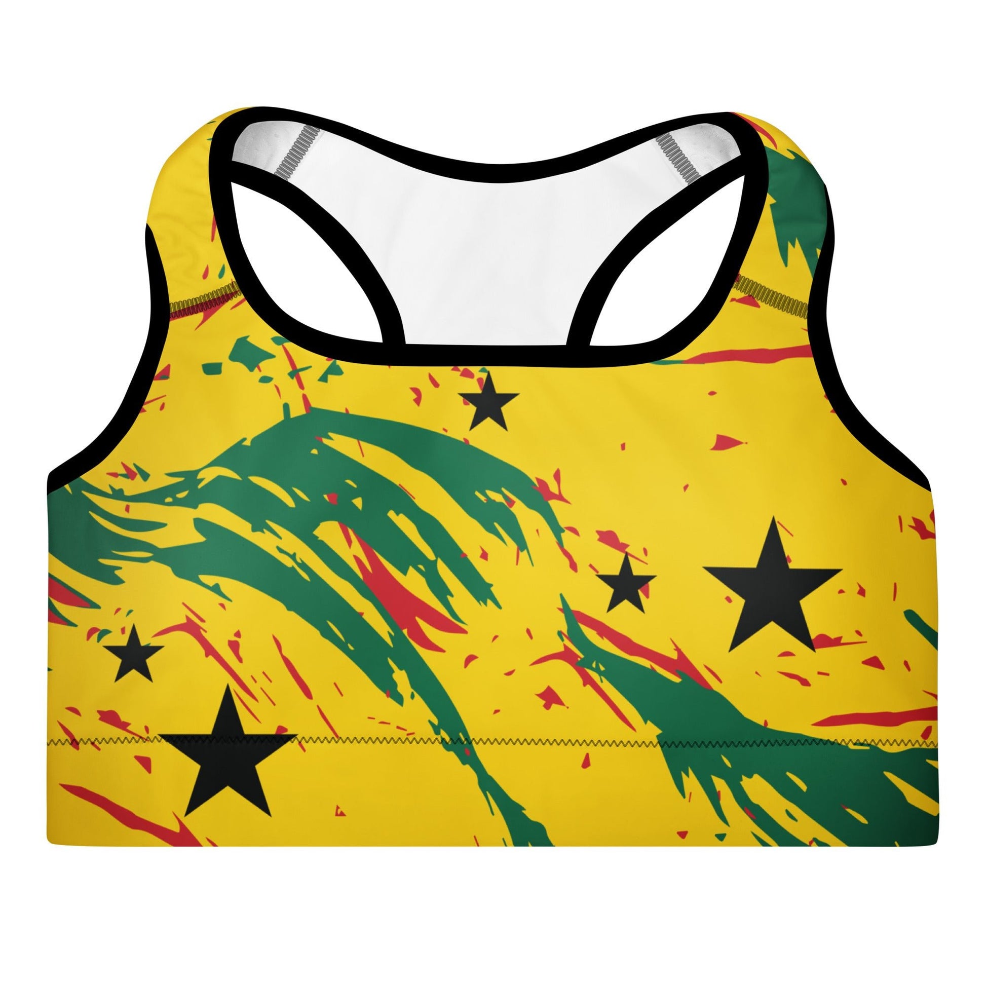 Ghana Padded Sports Bra - THREE BOYZ