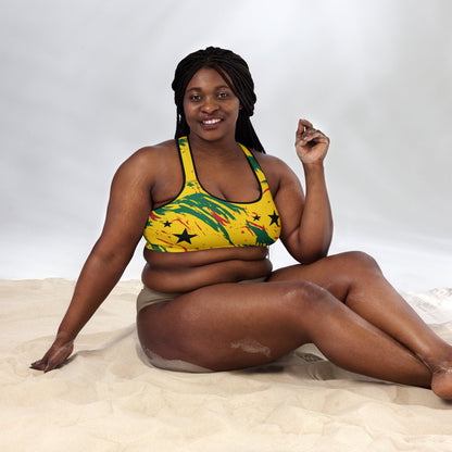 Ghana Padded Sports Bra - THREE BOYZ