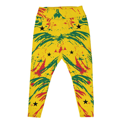 Ghana Plus Size Leggings - THREE BOYZ
