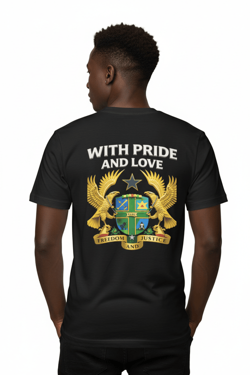 Ghana Pride Fine Jersey T-Shirt - THREE BOYZ - THREE BOYZ