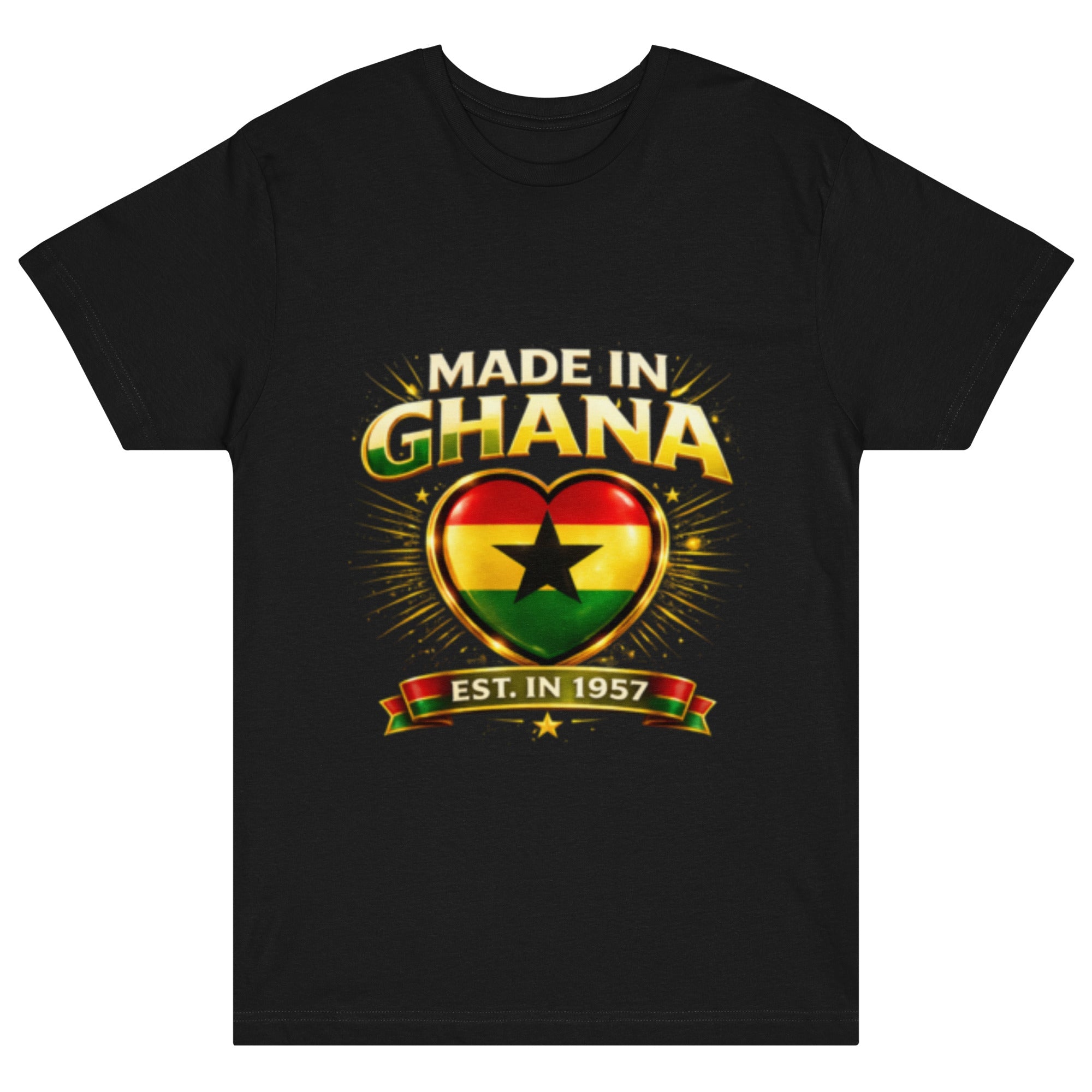 Ghana Pride Fine Jersey T-Shirt - THREE BOYZ - THREE BOYZ