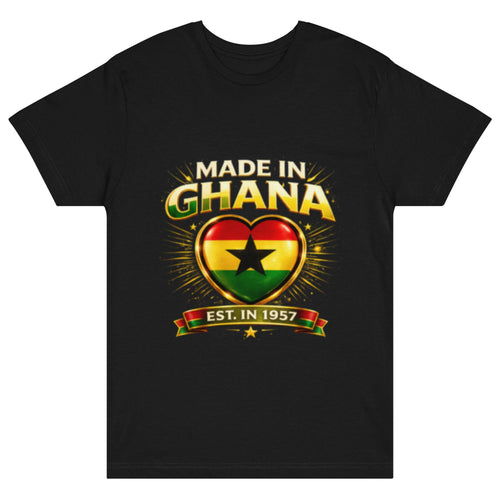 Ghana Pride Fine Jersey T-Shirt - THREE BOYZ - THREE BOYZ