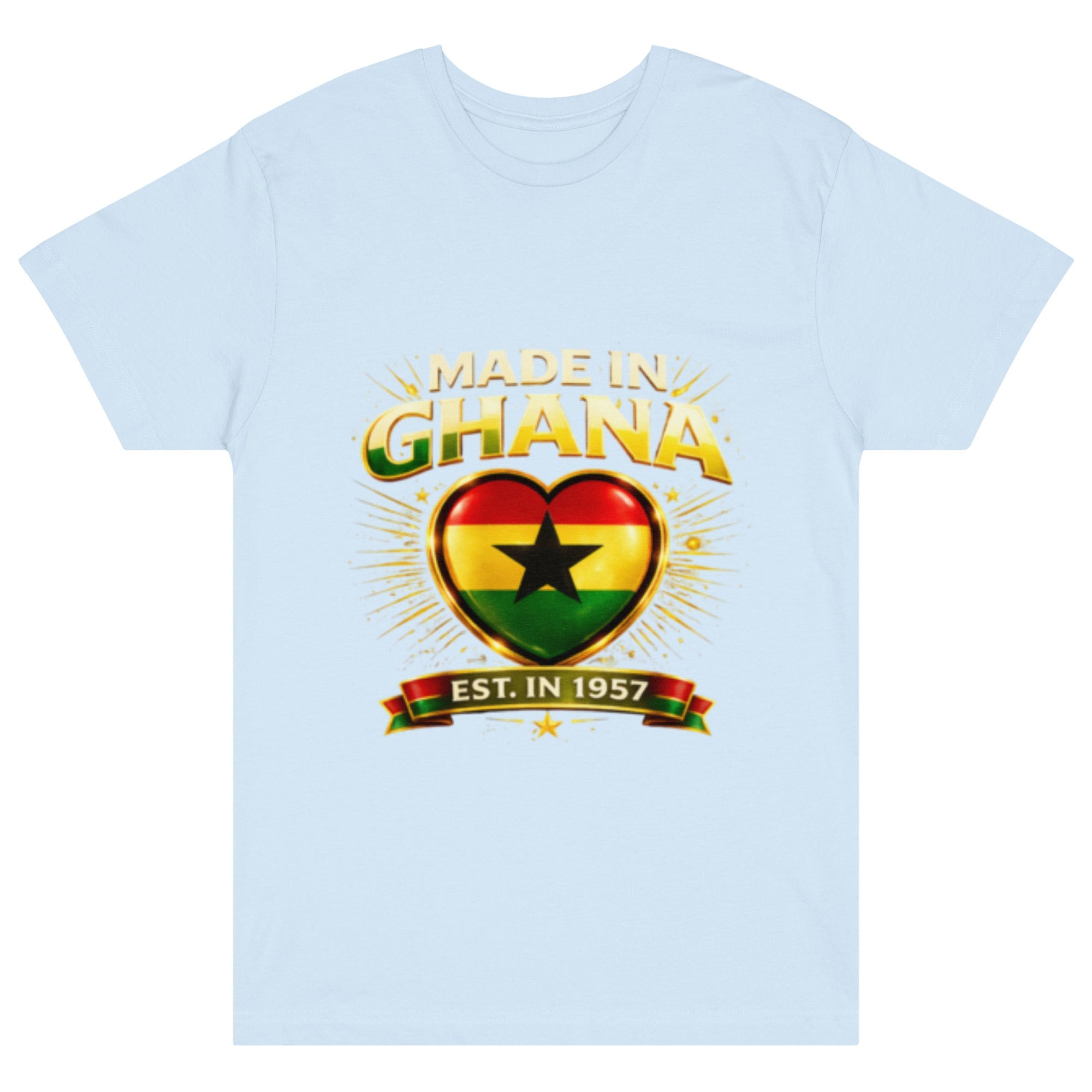 Ghana Pride Fine Jersey T-Shirt - THREE BOYZ - THREE BOYZ