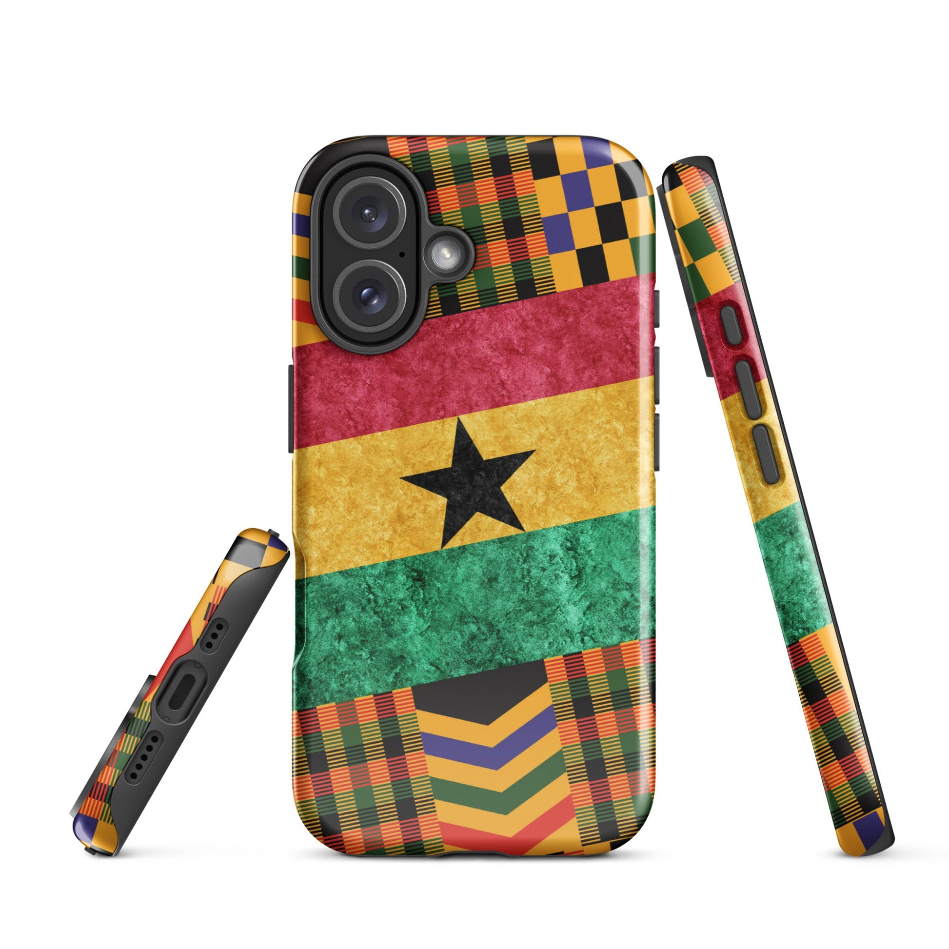 Ghana Tough Case for iPhone – Easy Everyday Use - THREE BOYZ