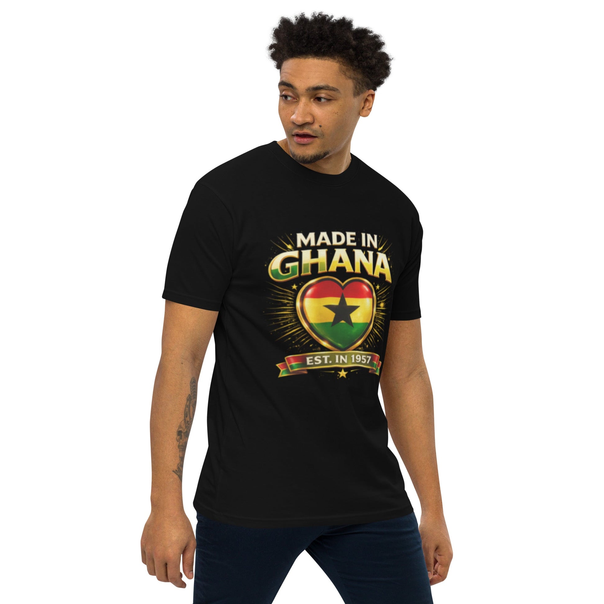 Men’s premium heavyweight tee - THREE BOYZ
