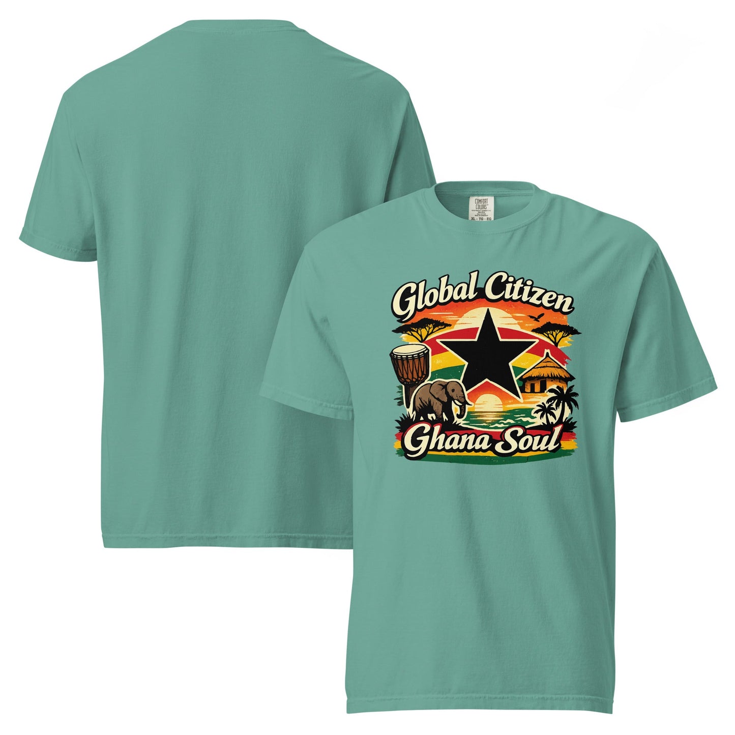 Unisex garment - dyed heavyweight t-shirt - THREE BOYZ