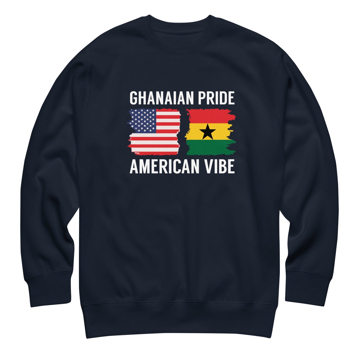 Unisex Premium Sweatshirt - Ghana pride - THREE BOYZ