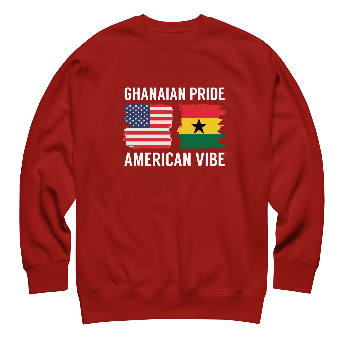Unisex Premium Sweatshirt - Ghana pride - THREE BOYZ