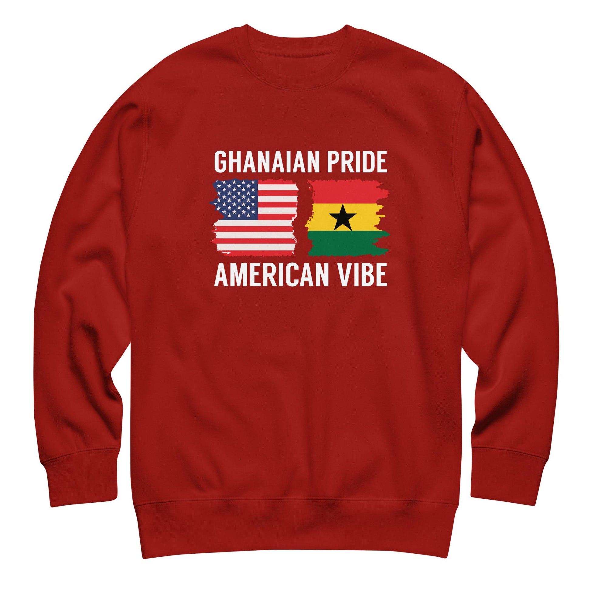 Unisex Premium Sweatshirt - Ghana pride - THREE BOYZ