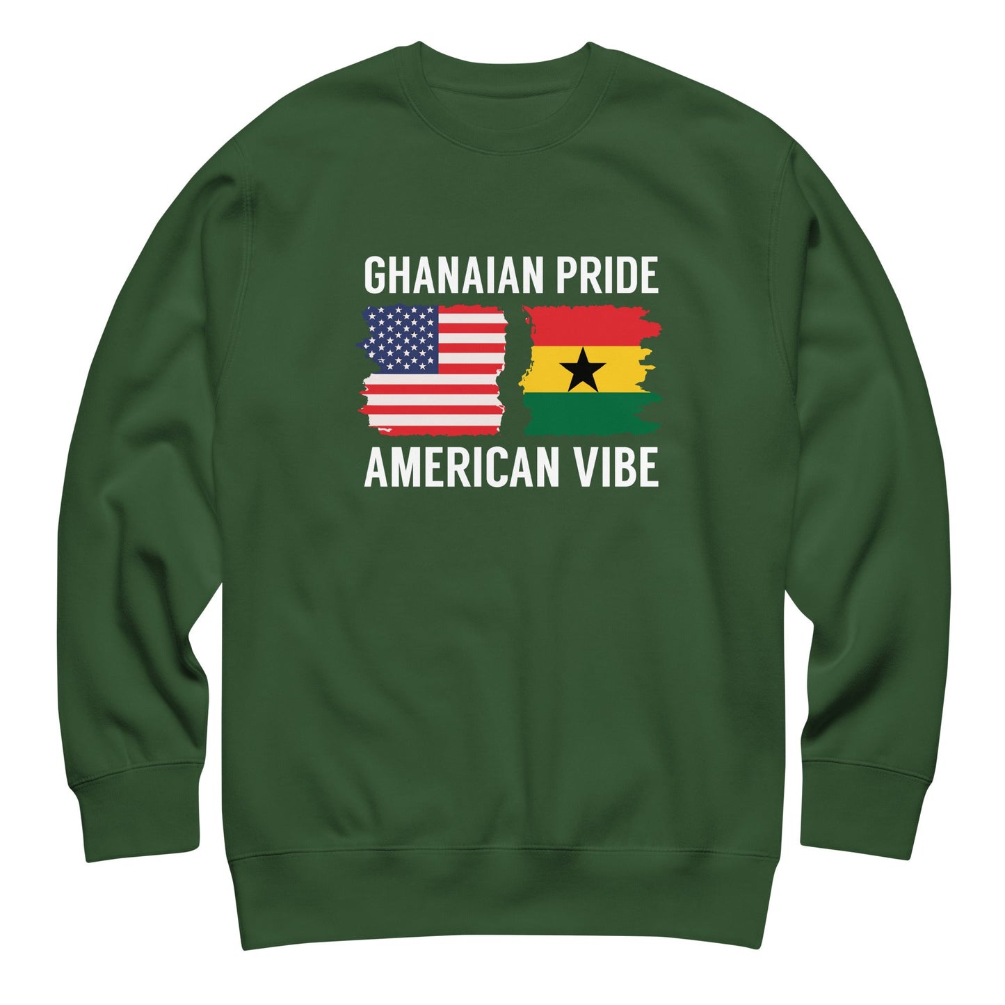 Unisex Premium Sweatshirt - Ghana pride - THREE BOYZ