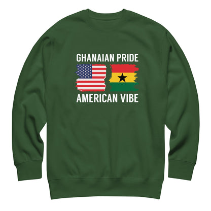 Unisex Premium Sweatshirt - Ghana pride - THREE BOYZ
