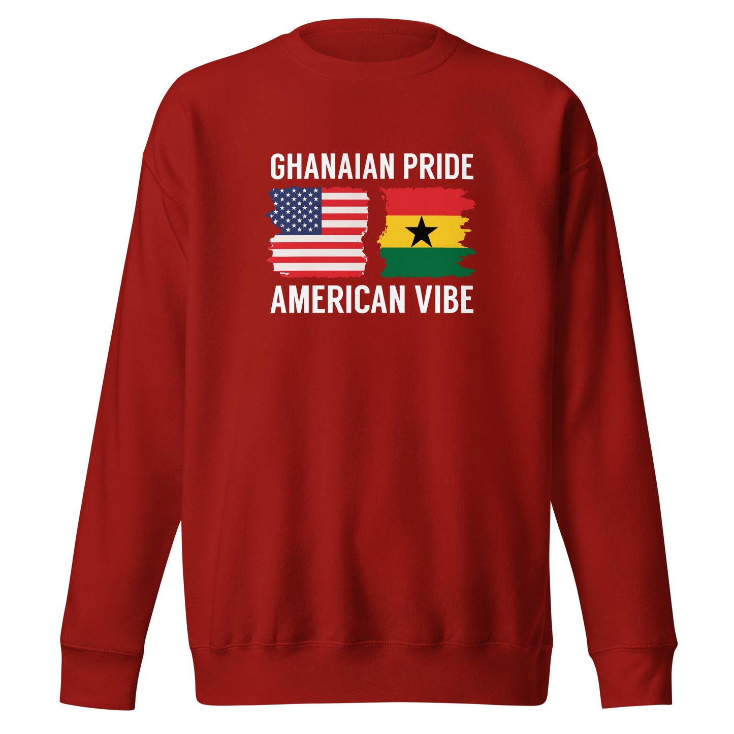 Unisex Premium Sweatshirt - Ghana pride - THREE BOYZ