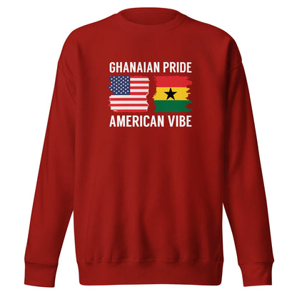 Unisex Premium Sweatshirt - Ghana pride - THREE BOYZ