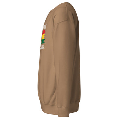 Unisex Premium Sweatshirt - Ghana pride - THREE BOYZ
