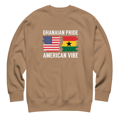 Unisex Premium Sweatshirt - Ghana pride - THREE BOYZ