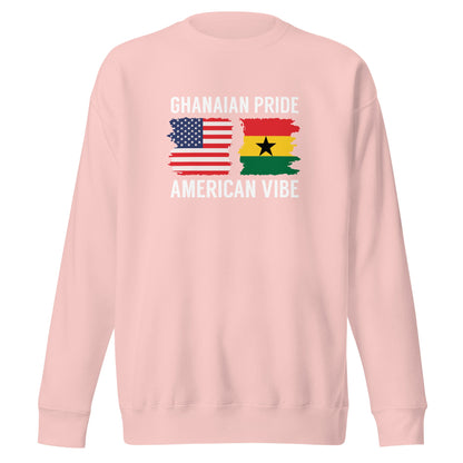 Unisex Premium Sweatshirt - Ghana pride - THREE BOYZ