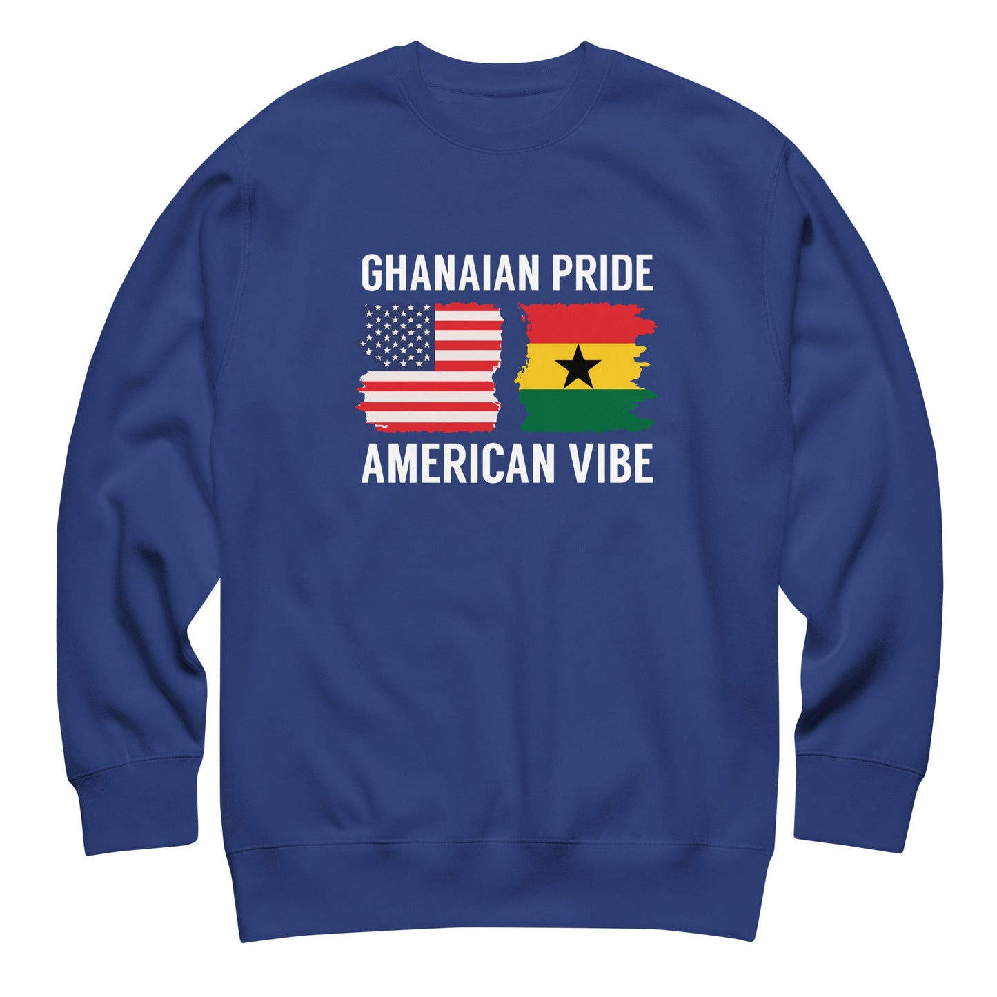 Unisex Premium Sweatshirt - Ghana pride - THREE BOYZ