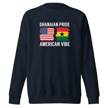 Unisex Premium Sweatshirt - Ghana pride - THREE BOYZ