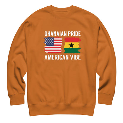 Unisex Premium Sweatshirt - Ghana pride - THREE BOYZ