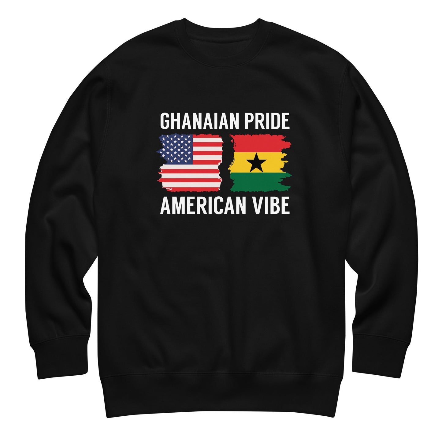 Unisex Premium Sweatshirt - Ghana pride - THREE BOYZ