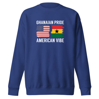 Unisex Premium Sweatshirt - Ghana pride - THREE BOYZ